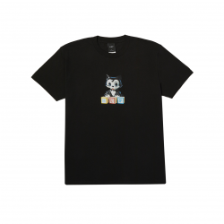 HUF T-SHIRT BLOCKS SS BLACK