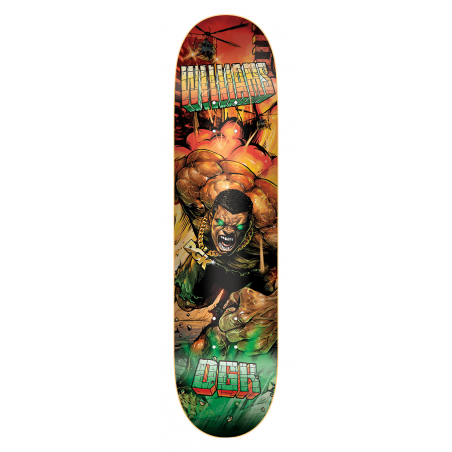 Plateau skateboard DGK Deck Rage Williams Multi 8.38