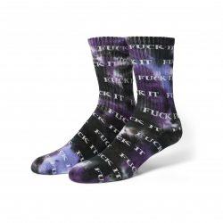 HUF SOCKS FUCK IT TIEDYE...
