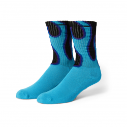 HUF SOCKS EXHAUST CREW BLACK