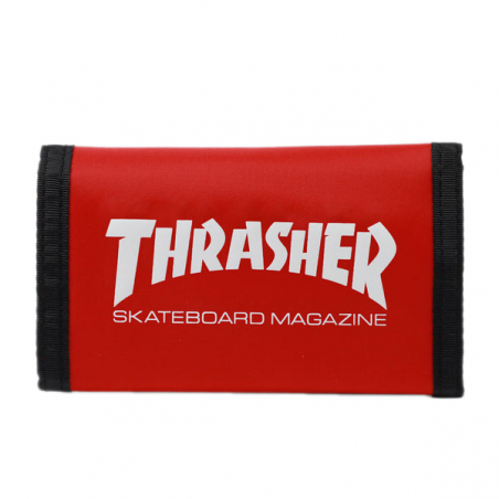 Porte feuilles Thrasher Velcro Red