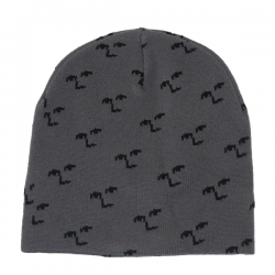 NONSENSE BEANIE FACE OFF GREY