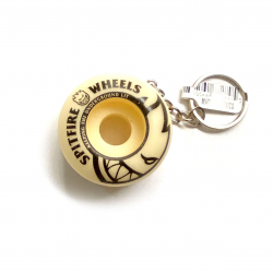 Porte-clés Spitfire Wheels Keychain Wheels Natural