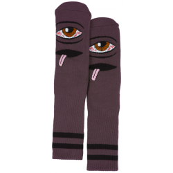 Chaussettes Toy Machine Socks Bloodshot Eye Eggplant