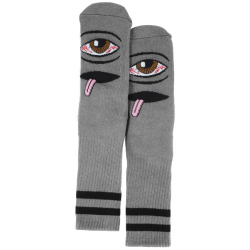 Chaussettes Toy Machine Socks Bloodshot Eye Grey