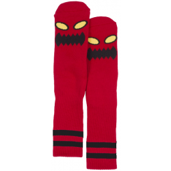 Chaussettes Toy Machine Socks Monster Face Red