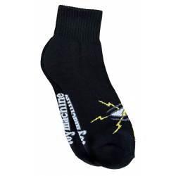 Chaussettes Toy Machine Socks Sect Bolt Short Black