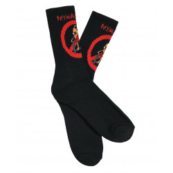 Chaussettes Toy Machine Socks No Scooter Black