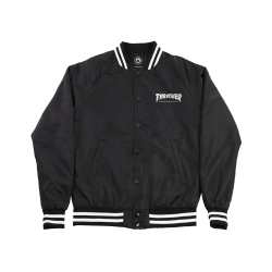 Blouson Thrasher Jacket Mag Logo Dugout Black White