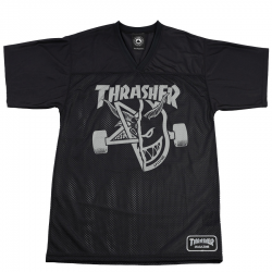 T-shirt Thrasher x Spitfire SS Trash & Burn Jersey Black