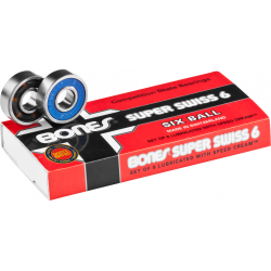 BONES ROULEMENTS (JEU DE 8) SWISS SUPER 6 BALL