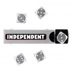 Jet de dés Independent Dice Set Bar Logo Accessoire Silver