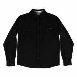 Chemise Independent Ls Belmont Flannel Heather Black