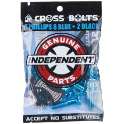 INDEPENDENT VISSERIE (JEU DE 8) GP PHILLIPS 1 POUCE BLUE BLK