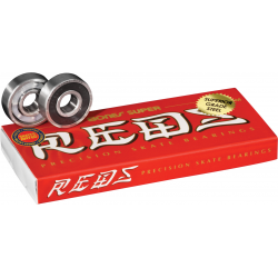 BONES ROULEMENTS (JEU DE 8) SUPER REDS