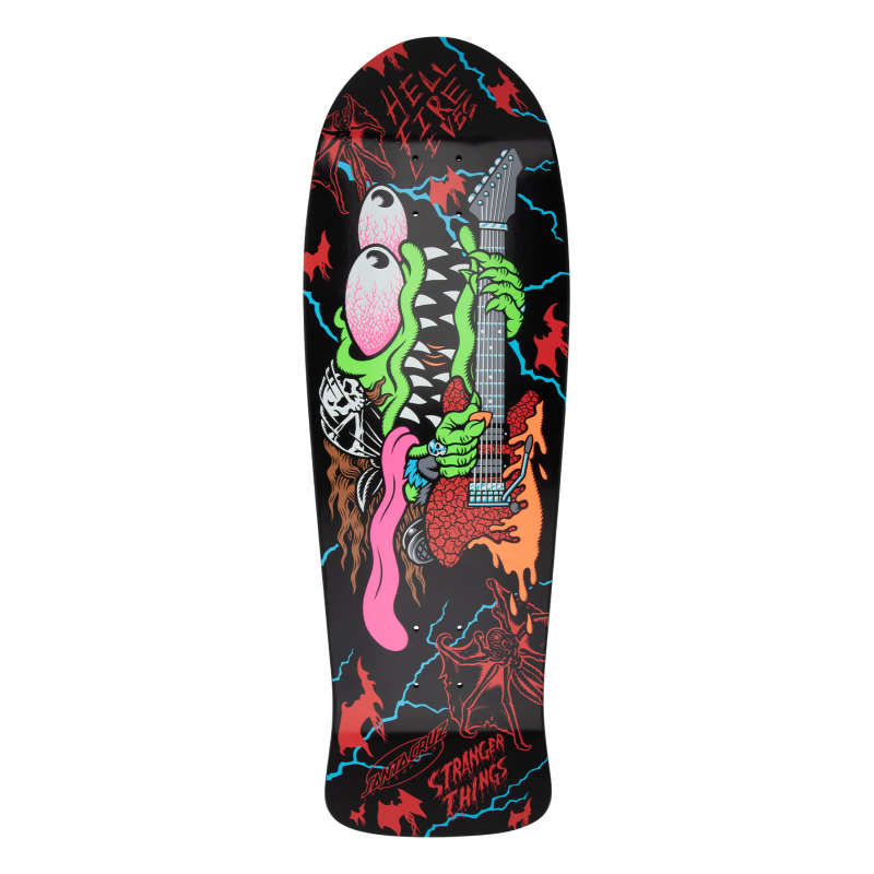 Planche skate Santa Cruz x Stanger Things Deck Meek Slasher Eddie II 10.1