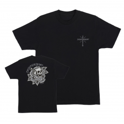 T-shirt Independent Truck SS Dressens Skull Rose Black