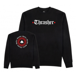 Sweat Crew Thrasher x Spitfire The End OATH Black