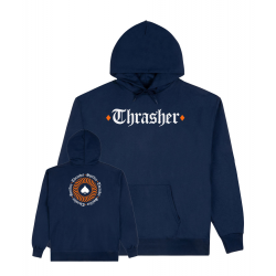 Sweat Hood Thrasher x Spitfire The End OATH Navy