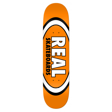 REAL DECK TEAM CLASSIC OVAL TRUE MID ORANGE 7.5 X 29