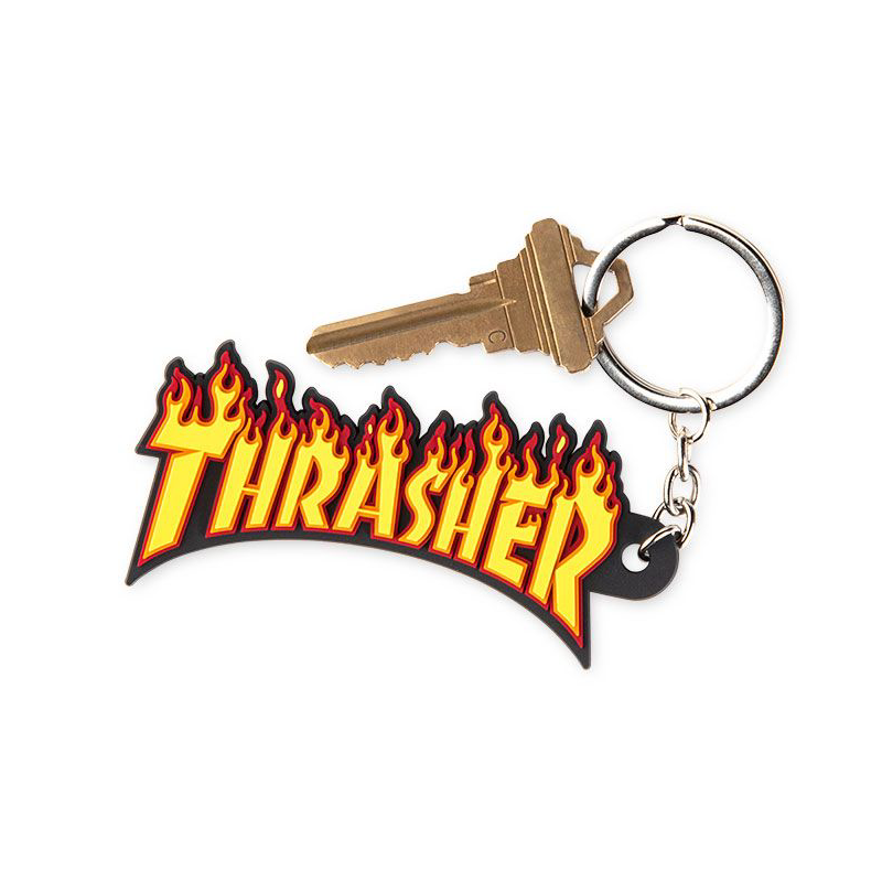 THRASHER KEYCHAIN FLAME