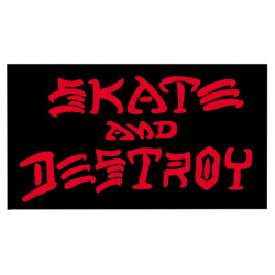 THRASHER STICKER (PACK DE 25) SKATE AND DESTROY MEDIUM