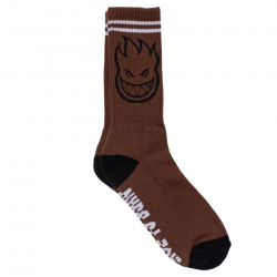 Chaussettes Spitfire Socks Bighead Dark Red Black White
