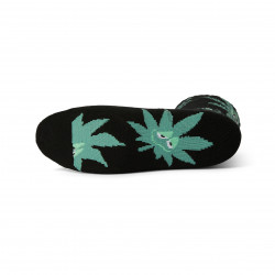 Chaussettes Huf Socks Green Buddy Exhale Black