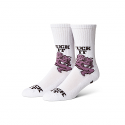 Chaussettes Huf Socks Divine Crew White