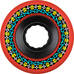 BONES WHEELS (JEU DE 4) ATF 56MM ROUGH RIDERS 80A RED