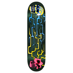 Planche Skate Krooked Deck Worrest Skull Bolt Twin Slick