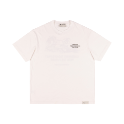 T-shirt CAT Caterpillar SS Past and Future Panna