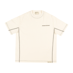 T-shirt CAT Caterpillar SS Workweare Redefined Contrast Stitch Panna