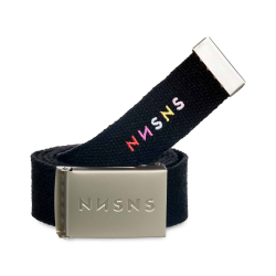Ceinture Nonsense Belt Whip Brushed Silver Black