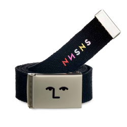 Ceinture Nonsense Belt Face Off Brushed Black