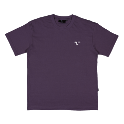 T-shirt NNSNS Nonsense SS Face Off Embroidered Plum