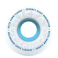 RICTA WHEELS (JEU DE 4) 56MM CLOUDS 78A WHITE 78A