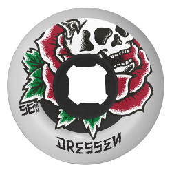 Roues Skate OJ Wheels Dressen Rose DD White Black 99-95A 56mm