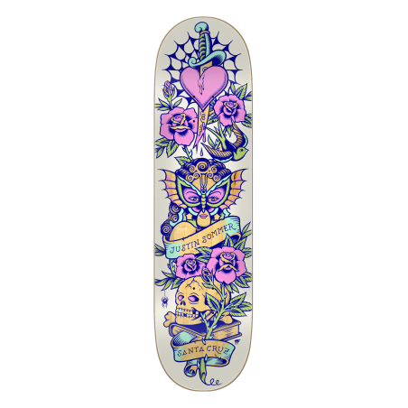Planche skate Santa Cruz Deck Sommer Tattooed Pro 8.25