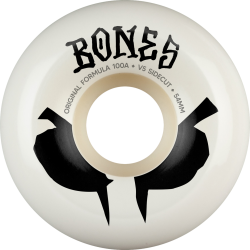 BONES WHEELS (JEU DE 4) 100'S 54MM V5 SIDECUTS 100A
