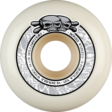 Roues de skate Bones XF Double Wide 54mm V8 97A