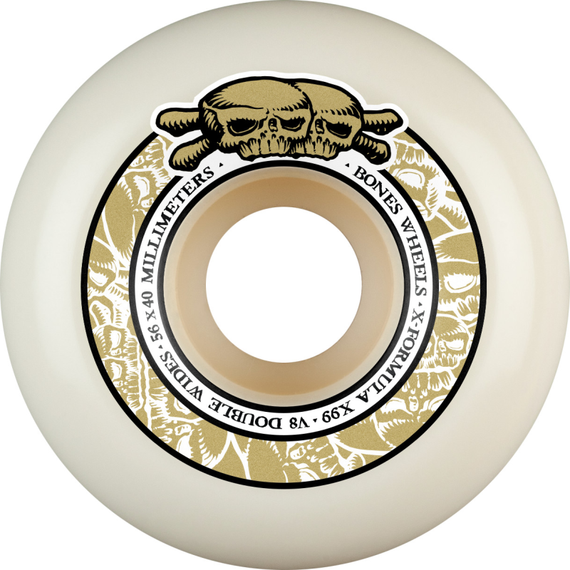 Roues de skate Bones XF Double Wide 56mm V8 99A