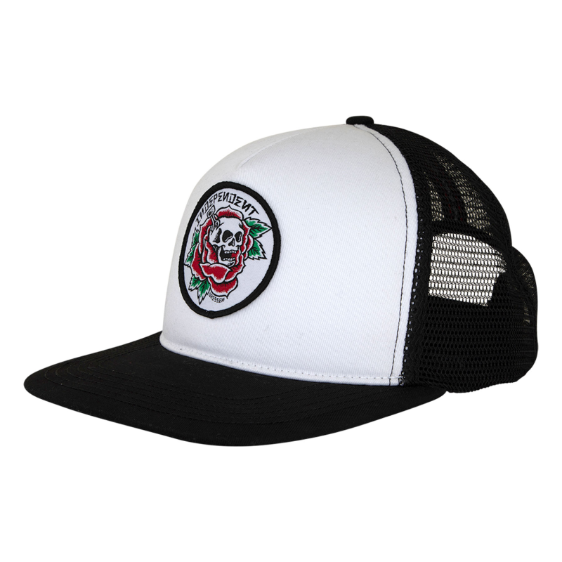 Casquette Independent Dressen Skull Rose Snapback