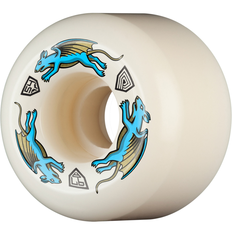 Roues de skate Powell Dragon Nano Rat 54mm x 39mm 97A Blue