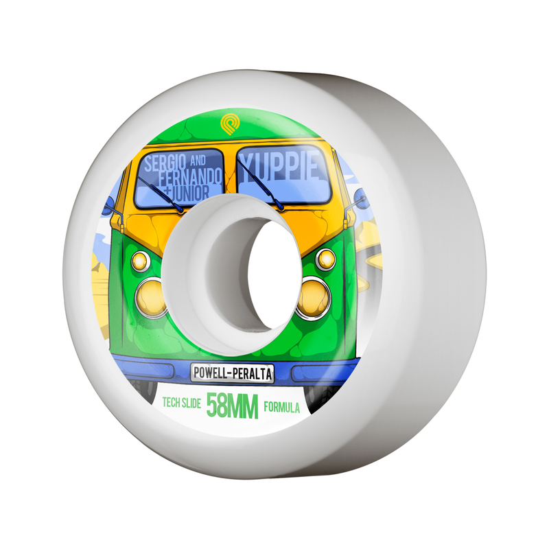 Roues de skate Powell Yuppie Tech Slide 58mm 104A