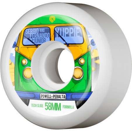 Roues de skate Powell Yuppie Tech Slide 58mm 104A