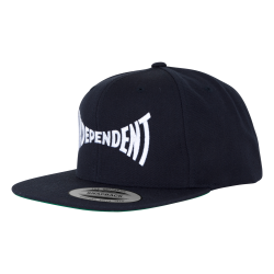 Casquette Independent Snapback Span Embroidered Navy White