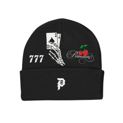 Bonnet Primitive Skateboards Blackjack Beanie Black