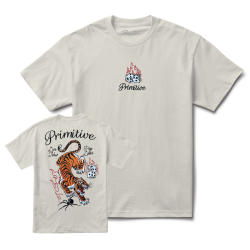 T-shirt SS Primitive Big City HW Cream