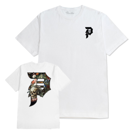 T-shirt SS Primitive Exist White